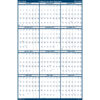 Laminated Wipe Off Wall Academic Calendar, Reversible, 18" x 24"