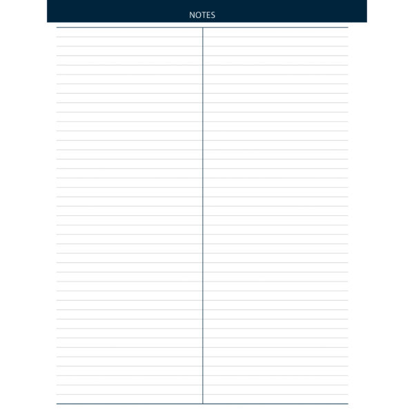 Teachers Planner, Blue, 8-1-2" x 11", Pack of 2