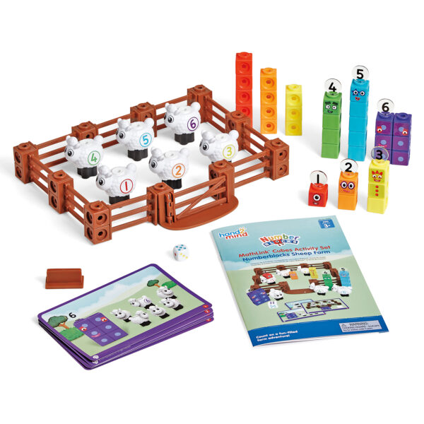 MathLink Cubes Activity Set Numberblocks Sheep Farm