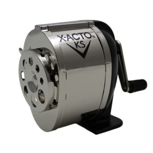 Heavy-Duty Manual Pencil Sharpener, Multi-Hole, Mountable