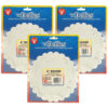 Round Paper Lace Doilies, White, 6", 100 Per Pack, 3 Packs