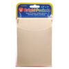 Library Pockets, 3.5" x 4.5", Non-Adhesive, Manila, 40 Per Pack, 6 Packs