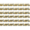 School Bus Die Cut Border, 12 Strips-36 Feet Per Pack, 6 Packs