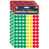 Behavior Stickers, 0.5", 1,200 Per Pack, 3 Packs