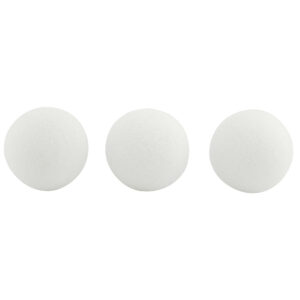 Craft Foam Balls, 3 Inch, White, 12 Per Pack, 2 Packs