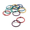 Book Rings, 1-1-2 Inch, 50 Per Pack, 2 Packs