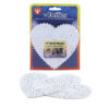 Heart Doilies, White, 4", 100 Per Pack, 6 Packs