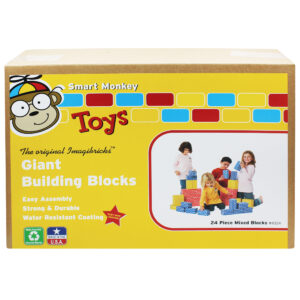 ImagiBRICKS Giant Building Block Set, 24 Pieces