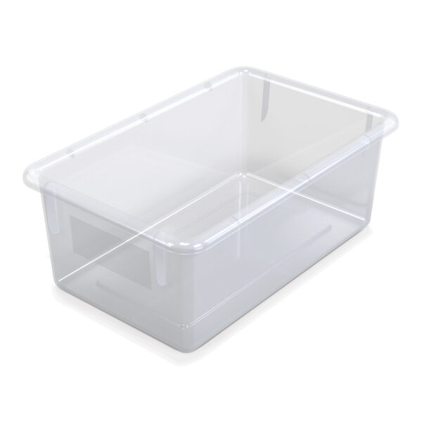 Cubbie Tray, Clear, Pack of 3