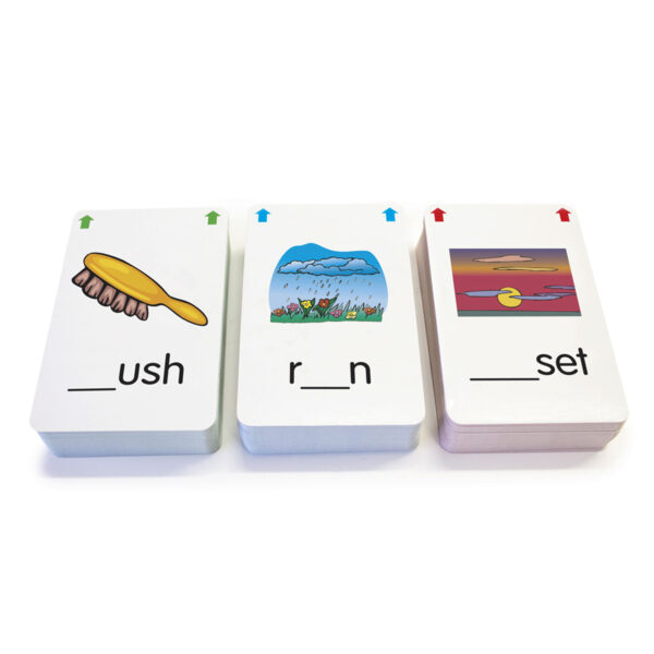 Phonics Flashcards, 3 Sets Per Pack, 3 Packs