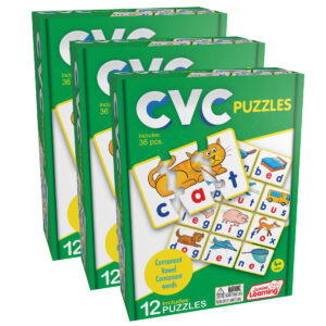 CVC Puzzles, 12 Per Set, 3 Sets