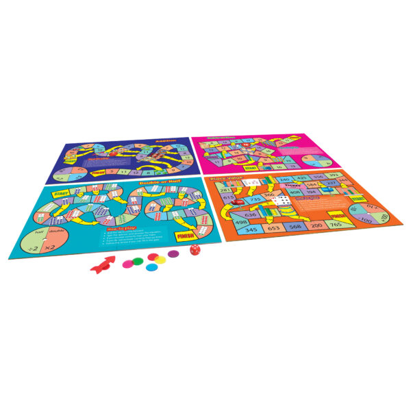 Math Board Games, Pack of 2