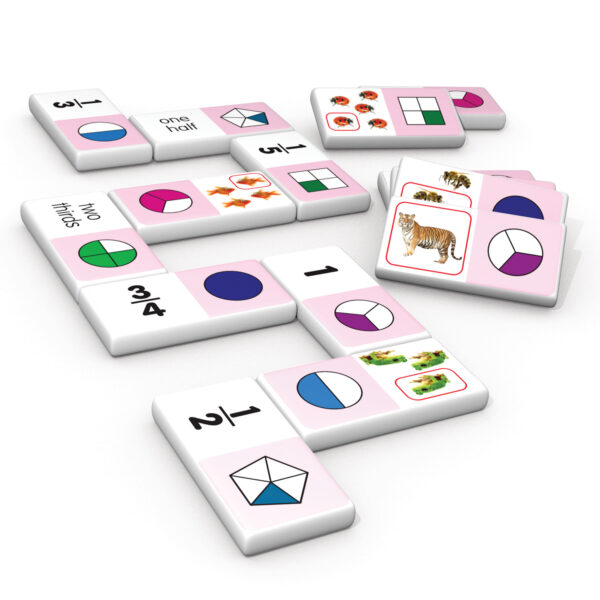 Fraction Dominoes, 2 Sets