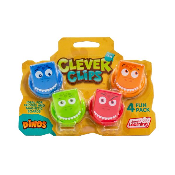 Clever Clips, DinoClips, Pack of 4