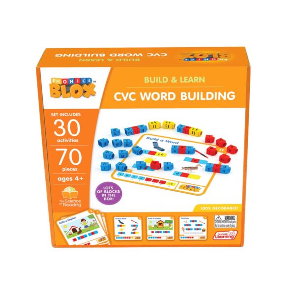 CVC Word Building - Rainbow Phonics, Phase 2