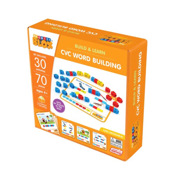 CVC Word Building - Rainbow Phonics, Phase 2