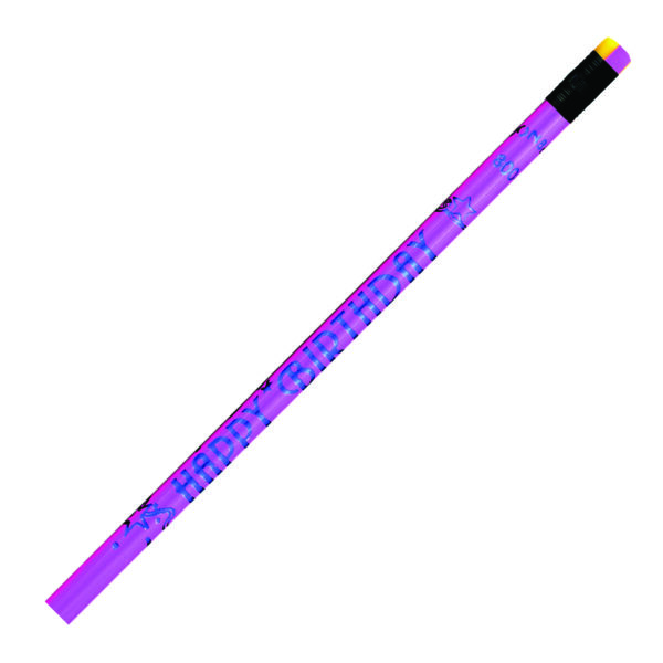 Neon Happy Birthday Pencil, Pack of 144