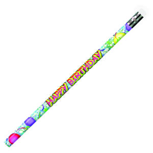 Happy Birthday Glitz Pencil, Pack of 144