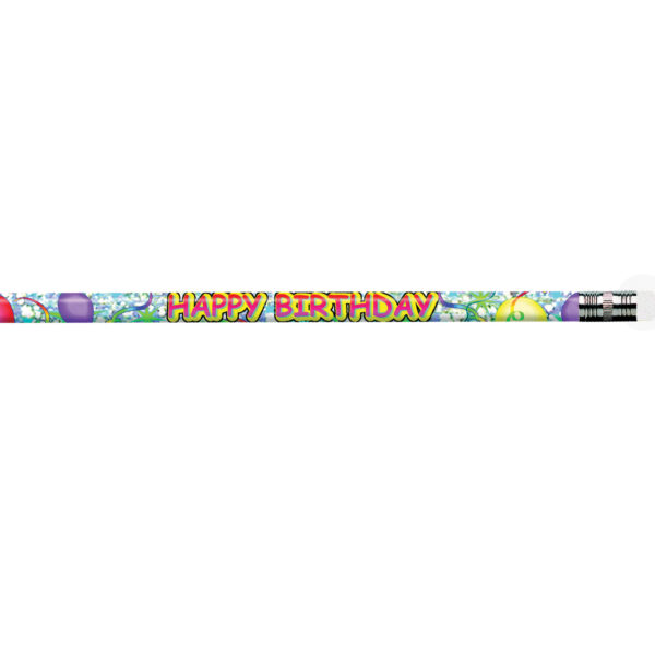 Happy Birthday Glitz Pencil, Pack of 144