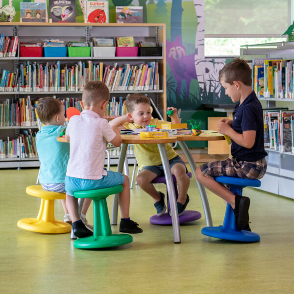 Kids Wobble Chair 14", Dark Blue