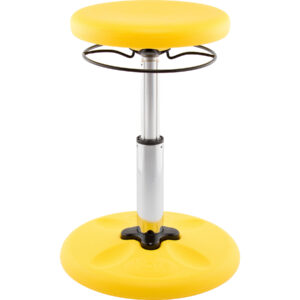 Kids Adjustable Standard Wobble Chair 14-19", Yellow