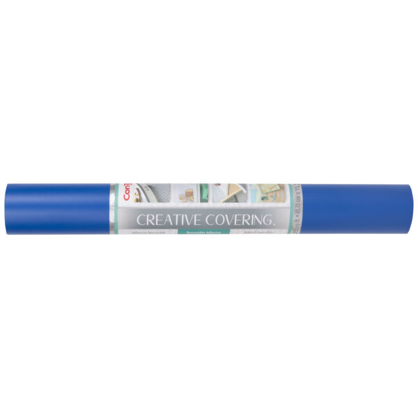 Creative Covering Adhesive Covering, Royal Blue, 18" x 50 ft