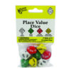 Place Value Dice, 2 Sets of 4 10-Sided Dice Per Pack, 6 Packs