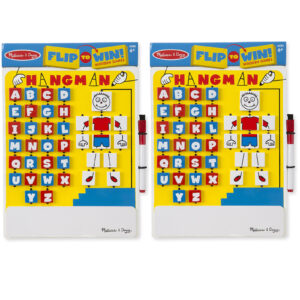 Flip-to-Win Hangman Travel Game, Pack of 2