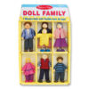 Wooden Doll Family