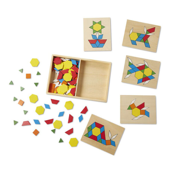 Wooden Pattern Blocks & Boards