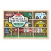 Wooden Vehicles and Traffic Signs