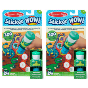 Sticker WOW! Activity Pad Set - Dinosaur, 2 Sets