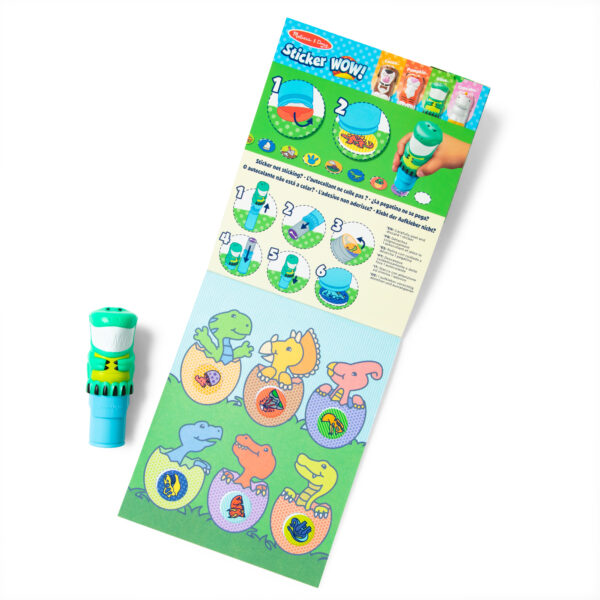 Sticker WOW! Activity Pad Set - Dinosaur, 2 Sets