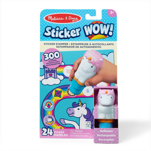 Sticker WOW! Sticker Stamper & Activity Pad - Unicorn, 2 Sets