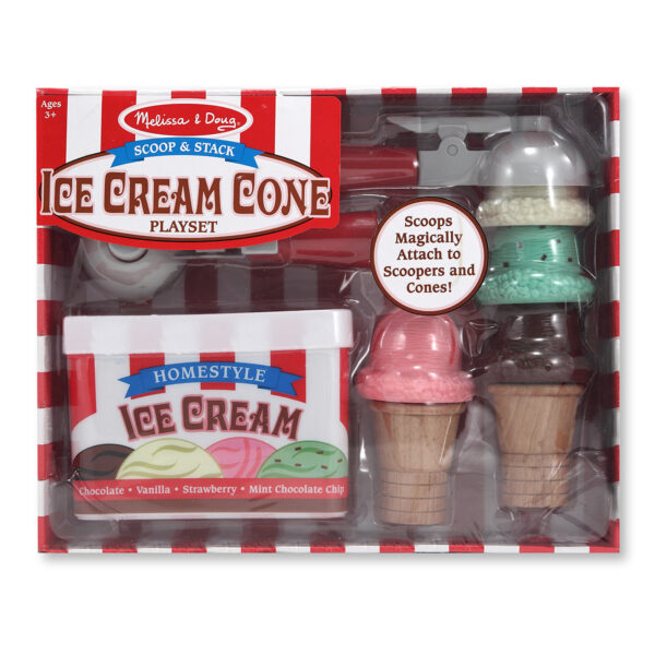 Scoop & Stack Ice Cream Cone Playset