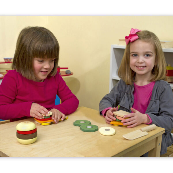 Sandwich-Making Wooden Play Food Set