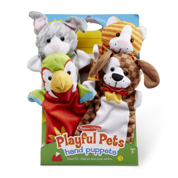 Playful Pets Hand Puppets, Set of 4