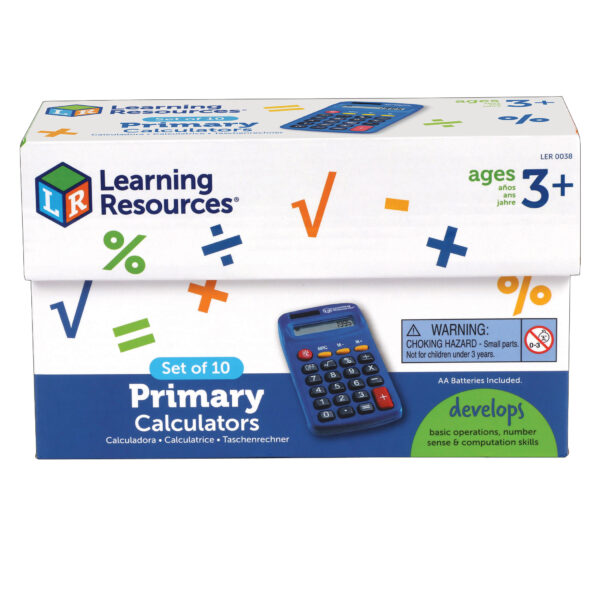 Primary Calculator, Set of 10