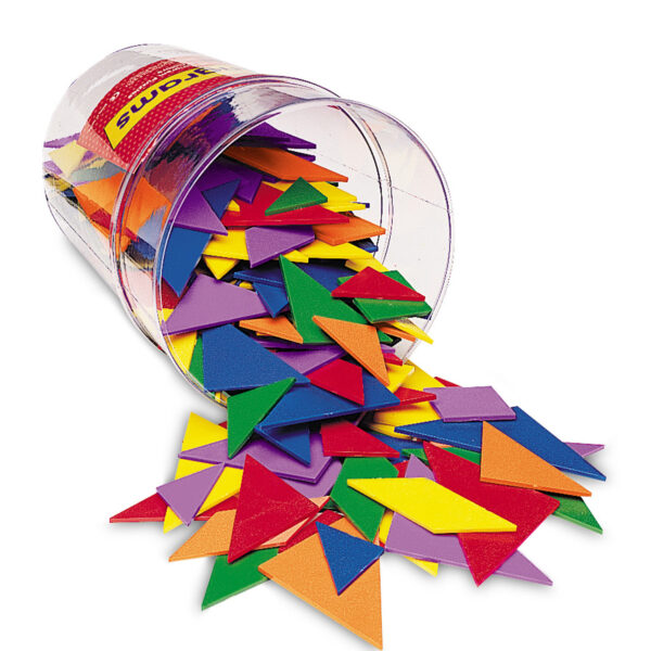 Classpack Tangrams, 4 Colors, Pack of 30