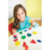 Plastic Pattern Blocks: 1 cm, Pack of 250