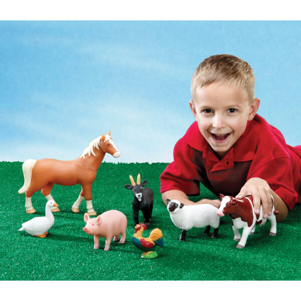 Jumbo Farm Animals, Set of 7