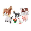 Jumbo Farm Animals, Set of 7