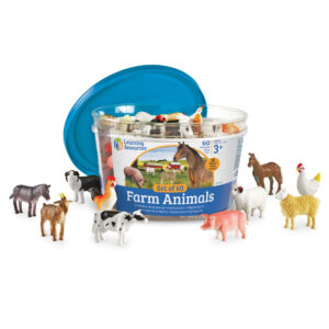 Farm Animal Counters, Set of 60