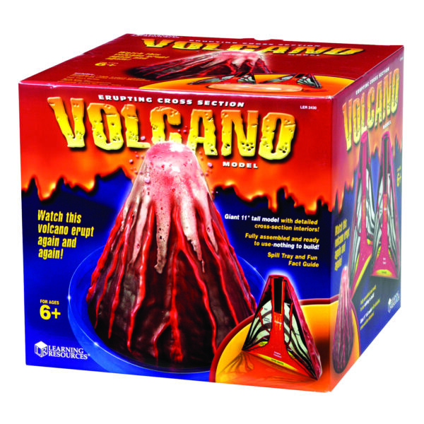 Erupting Cross-section Volcano Model