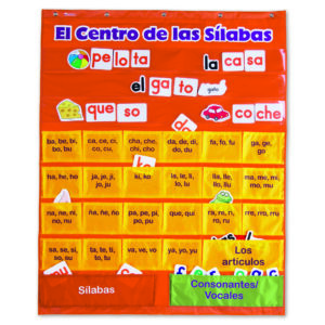 El Centro de las silabas Pocket Chart (Spanish Syllables)