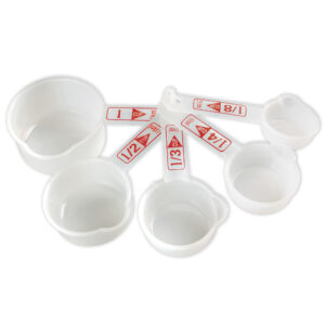 Measuring Cups, 5 Per Set, 6 Sets