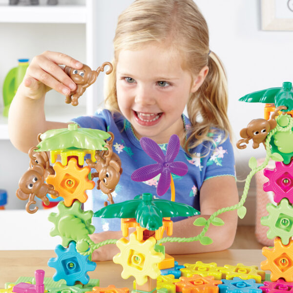 Gears! Gears! Gears! Movin' Monkeys Building Set, 103 Pieces