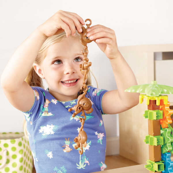 Gears! Gears! Gears! Movin' Monkeys Building Set, 103 Pieces