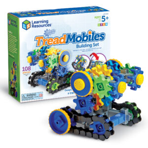 Gears! Gears! Gears! Treadmobiles Building Set, 108 Pieces