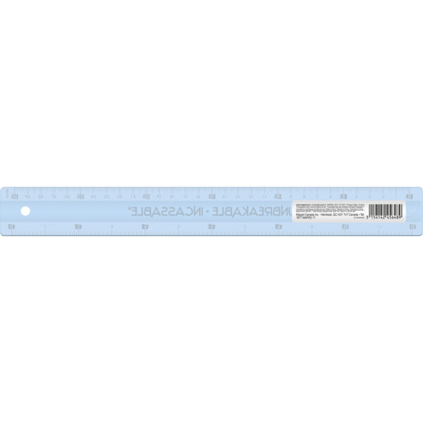 Unbreakable Ruler 12" - 30cm, Pack of 20